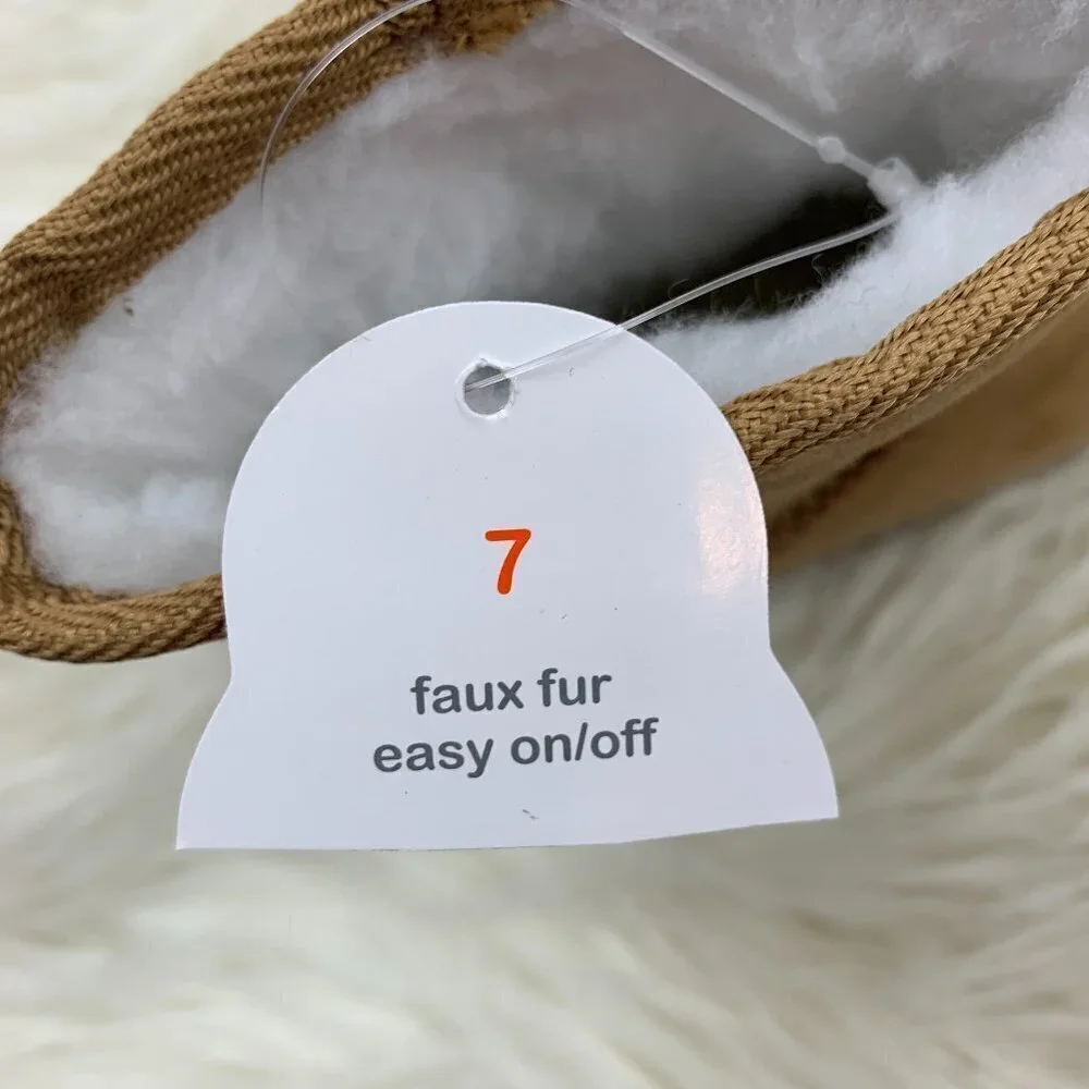 Cozy Faux Shearling Winter Boot Unisex Baby Size 7 New With Tags